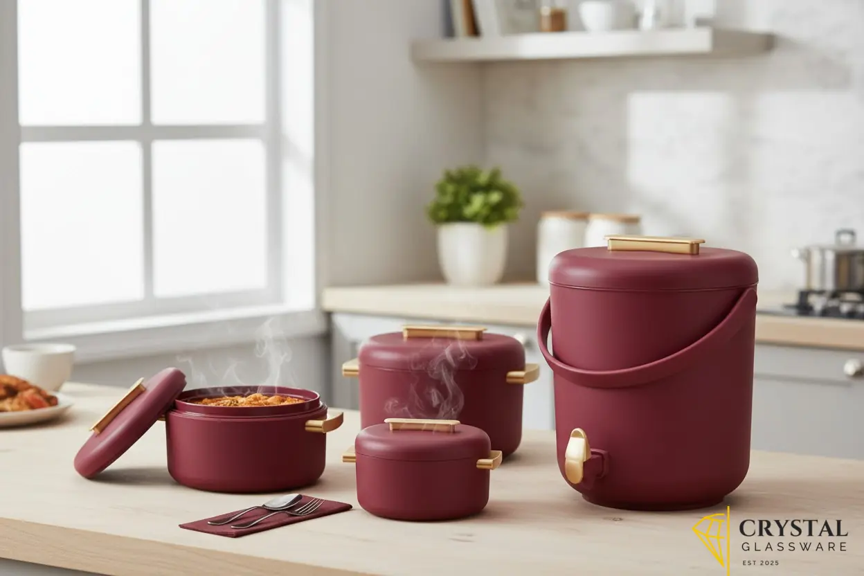 Dinners 4 Piece Gift Pack Hotpot & Cooler Set